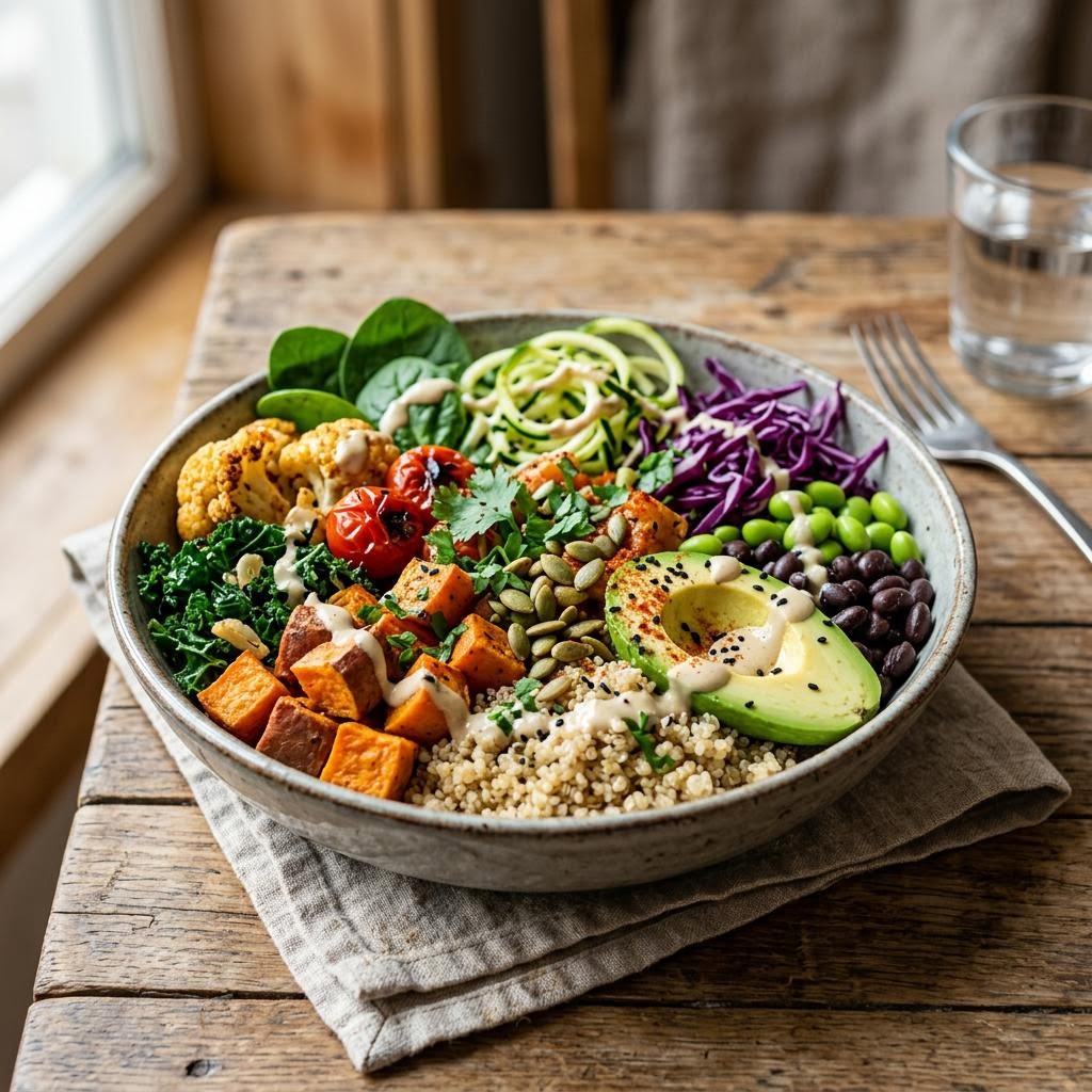VEGAN BROKEN RICE BOWL